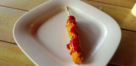 Lobster dragon deep friet roll